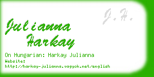 julianna harkay business card